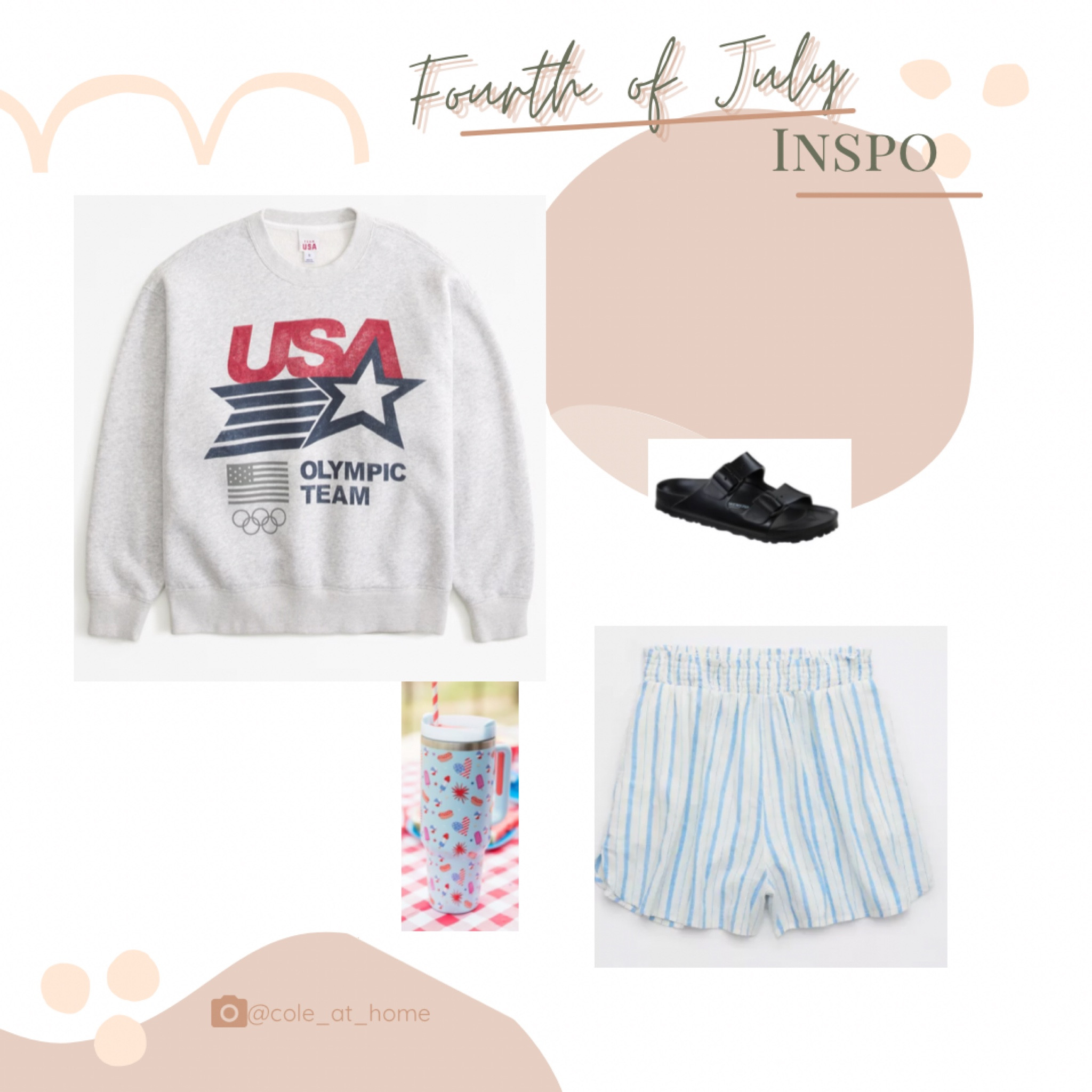 Fourth of July, Olympics, shorts, sandals 

#LTKStyleTip #LTKSeasonal #LTKMidsize