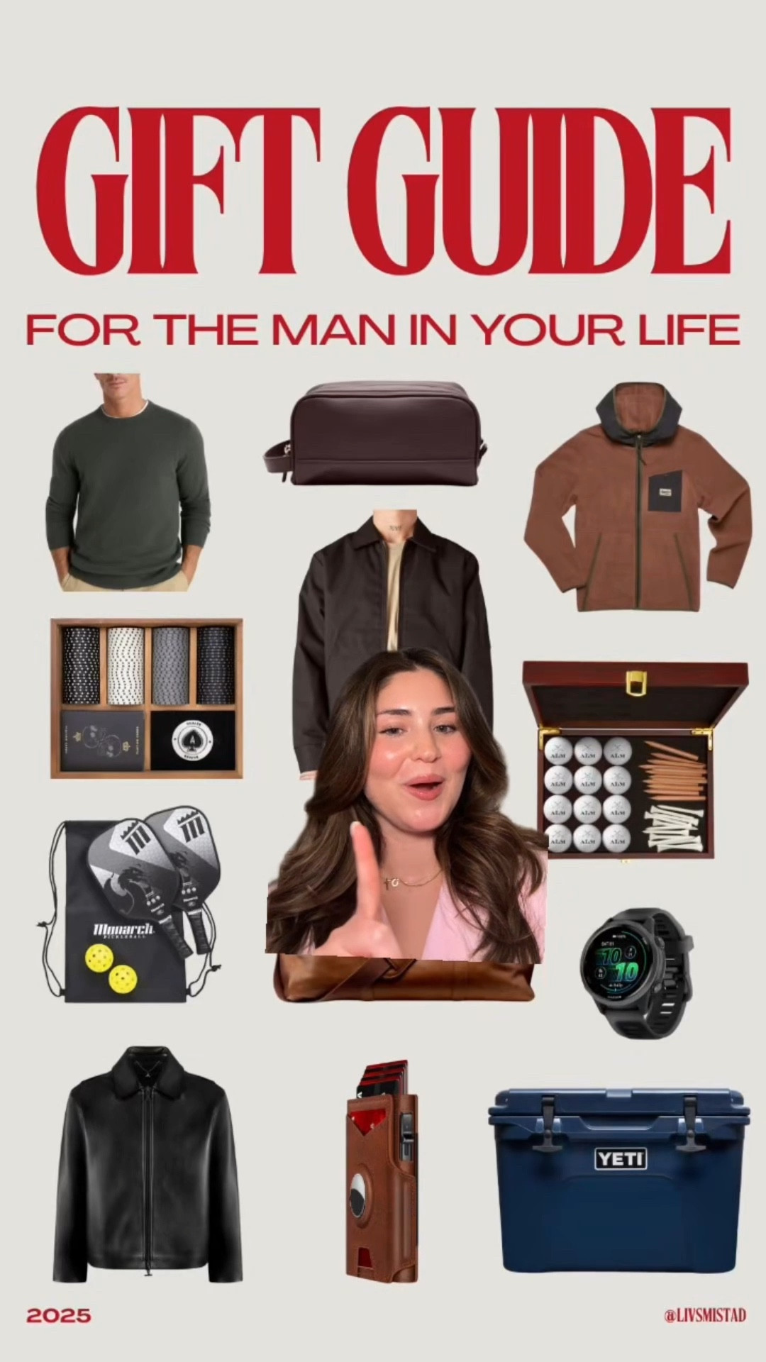 The VERY requested gift guide for boyfriends and husbands! Aka the man in you life ❤️🎄

Gift guide, holiday gift guide, Christmas gift guide, Gifts for him
Holiday gift guide
Christmas gift guide
Holiday gift guide for him
Christmas gift guide for him
Holiday gift guide for boyfriends
Holiday gift guide for husbands
Christmas gift guide for boyfriends
Christmas gift guide for husbands 
Gifts for your boyfriend
Gifts for your husband 
Christmas gifts for him 
What to buy your husband for Christmas 
What to buy your boyfriend for Christmas

Leather jacket for men, sweaters for men, quarter zip jacket, Quince sweater, Uniqlo sweater, Howler Bros, howler bros fleece, gifts for camping, gifts for outdoors, cooler, yeti, cooler, poker, set, leather, duffel bag, Leatherology gifts, personalized gifts, monogrammed gifts, wallet for men, cardholder for men, small cooler, personalized golf set, personalized golf balls, pickle ball set, men’s duffel bag, men’s toiletry bag, leather, toiletry, bag, beis luggage, Mark and Graham, Carhart, Dick’s Sporting Goods, Amazon gifts,

#LTKCyberWeek #LTKHoliday #LTKGiftGuide