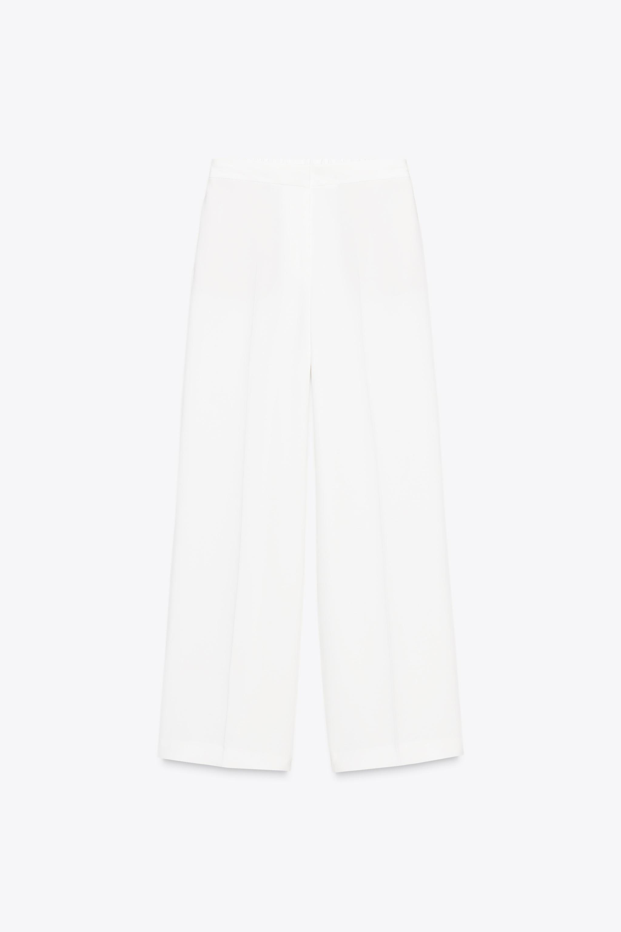 WIDE-LEG TROUSERS WITH ELASTIC WAIST | Zara UK