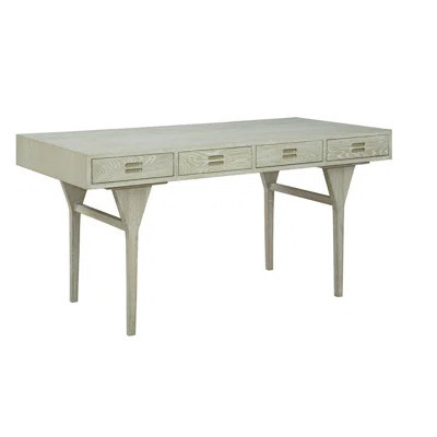 Hendrix Solid Wood Writing Desk | Perigold