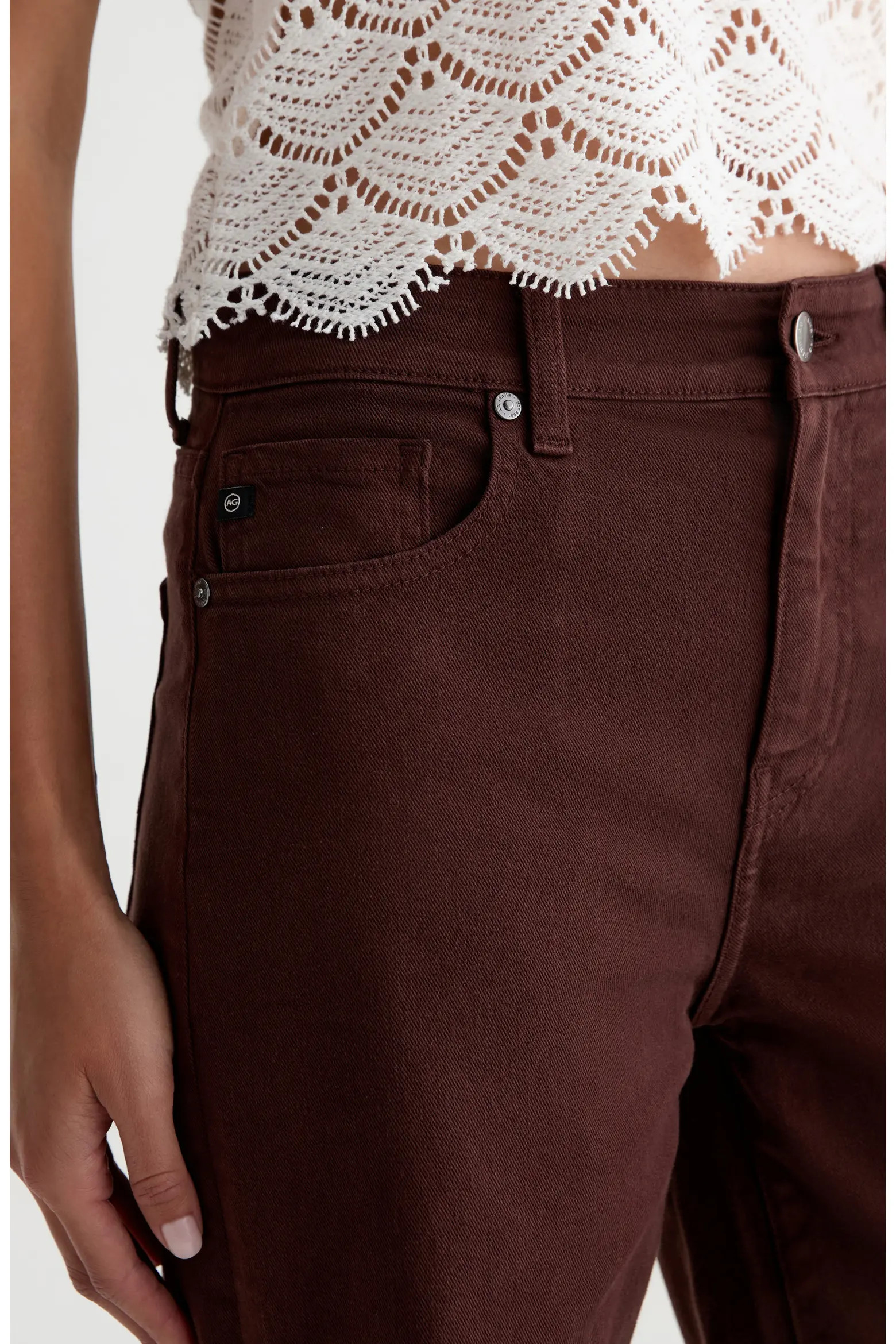 Saige High Waist Raw Hem Wide Leg Jeans (Women) | Nordstrom | Nordstrom