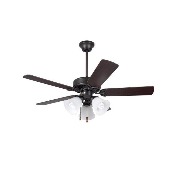 kathy ireland HOME by Luminance Pro Series II 42-in Oil Rubbed Bronze LED Indoor Ceiling Fan with... | Lowe's