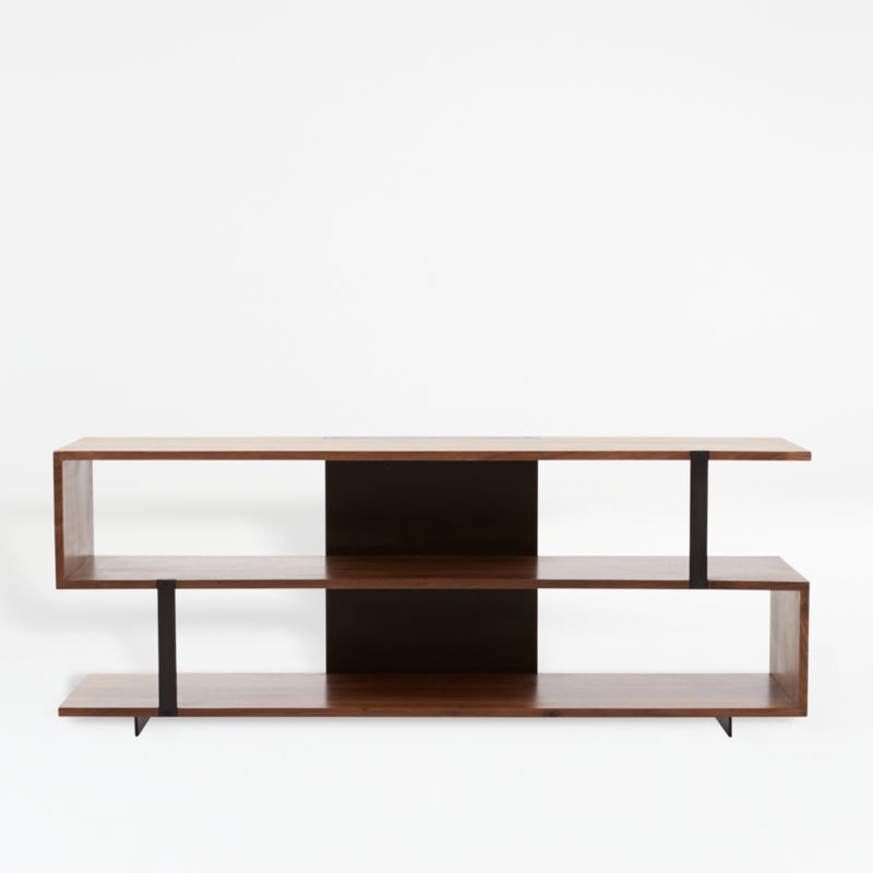 Austin 62'' Media Console/TV Stand with Storage + Reviews | Crate & Barrel | Crate & Barrel