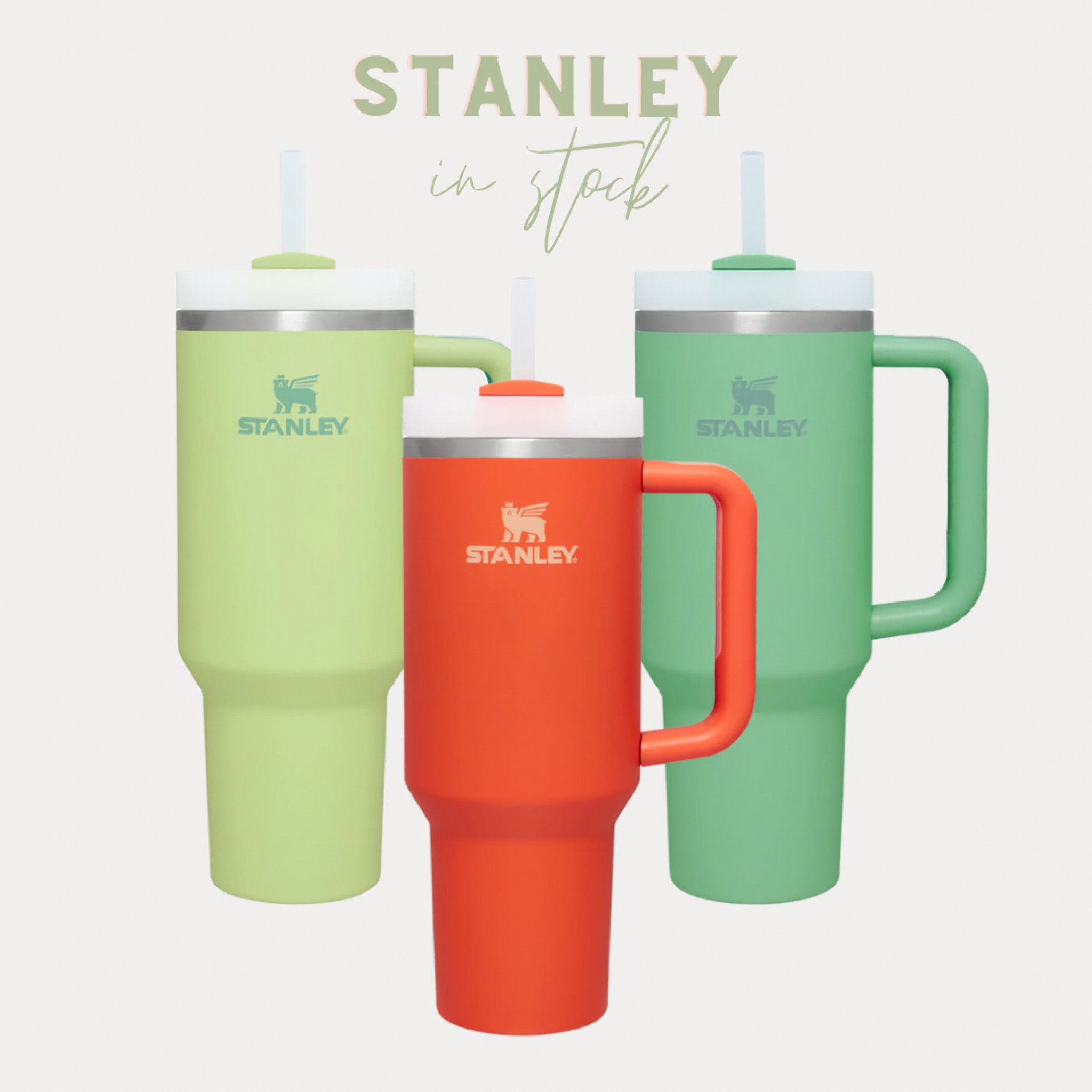 Stanley cups in stock!!!! Love these colors for spring!!!