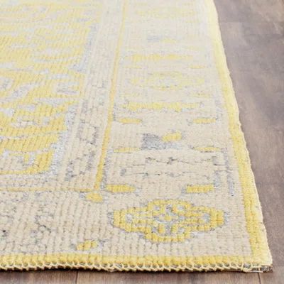 Safavieh Stone Wash Yellow Rug | Wayfair North America