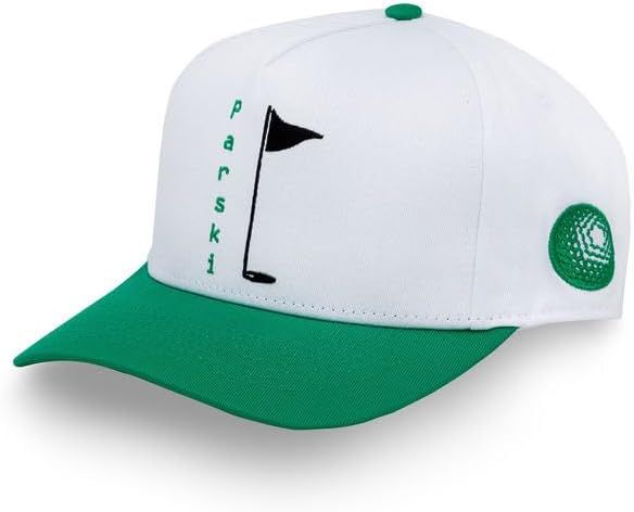 Parski - Green and White, Trucker Style, Snapback, Unisex, Golf hat, Leisure hat, Blue. 3T1 | Amazon (US)