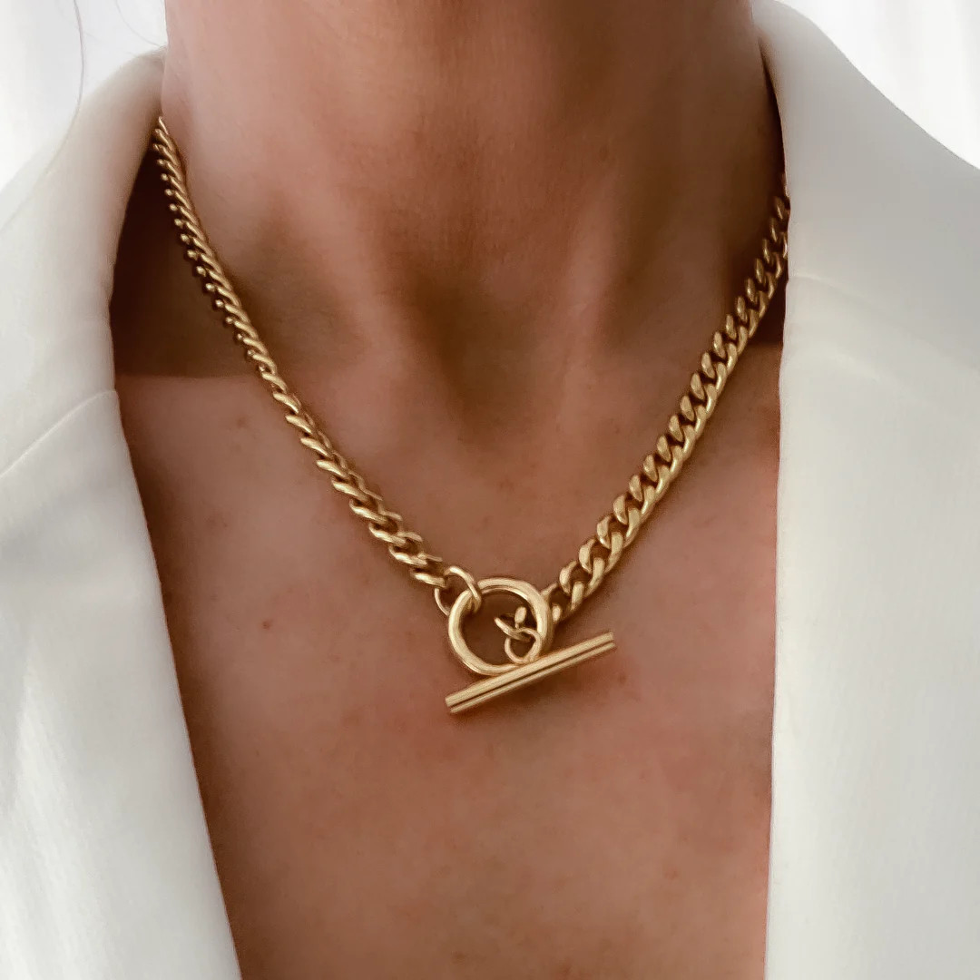 TATUM NECKLACE GOLD | HENRIGIRL