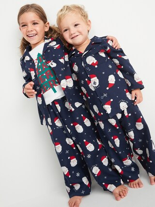 Unisex Matching Flannel Pajama Set for Toddler & Baby | Old Navy (US)