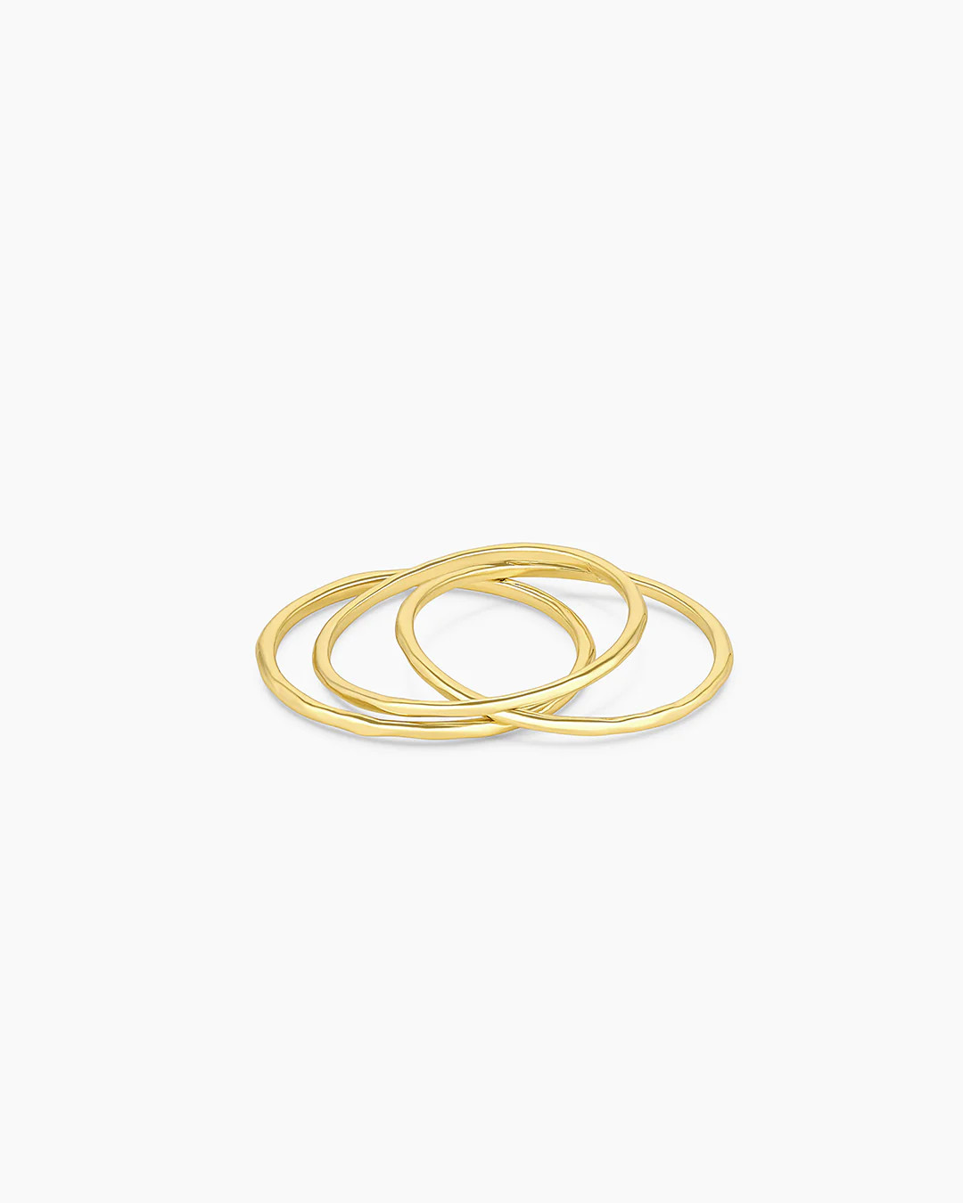 G Ring Set - 18K Gold Plated / 6 | gorjana