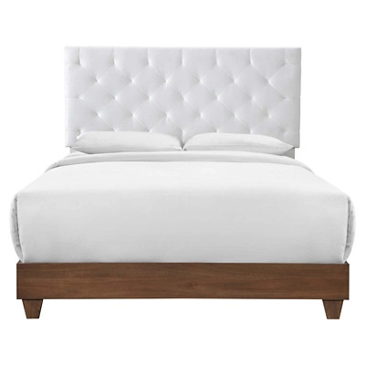 Rhiannon Diamond Tufted Upholstered Velvet Queen Bed | Ashley | Ashley Homestore