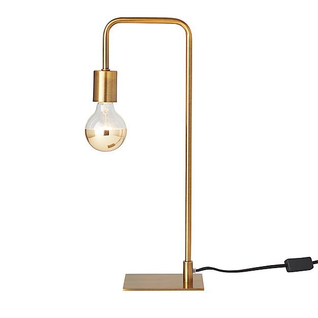 Antique Brass Arc Table Lamp + Reviews | CB2 | CB2