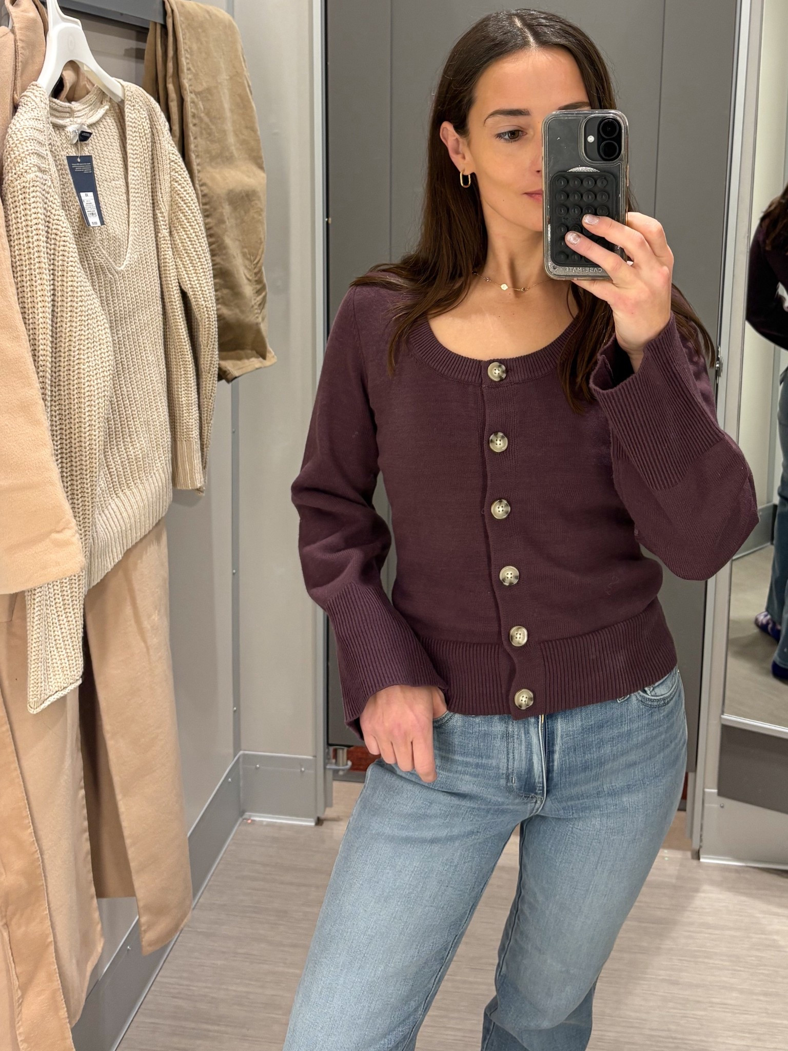 Trying on a few everyday pieces I’ll be wearing on repeat 🤍
Love the fit and the rich color on this one.

#LTKdayinmylife #LTKootd #LTKmomlife