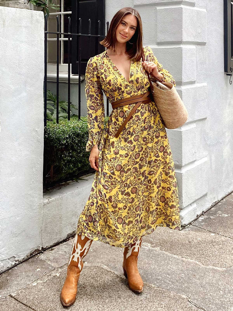 Annalise Dress in Meso Botanicals | Jessica Simpson E Commerce