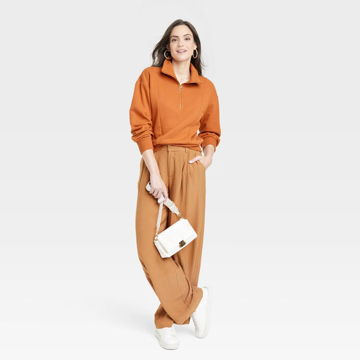 Women's Quarter Zip Sweatshirt - A New Day™ | Target