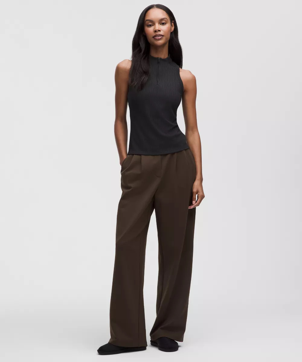 Daydrift High-Rise Wide-Leg Trouser Regular   Brushed | lululemon (AU)