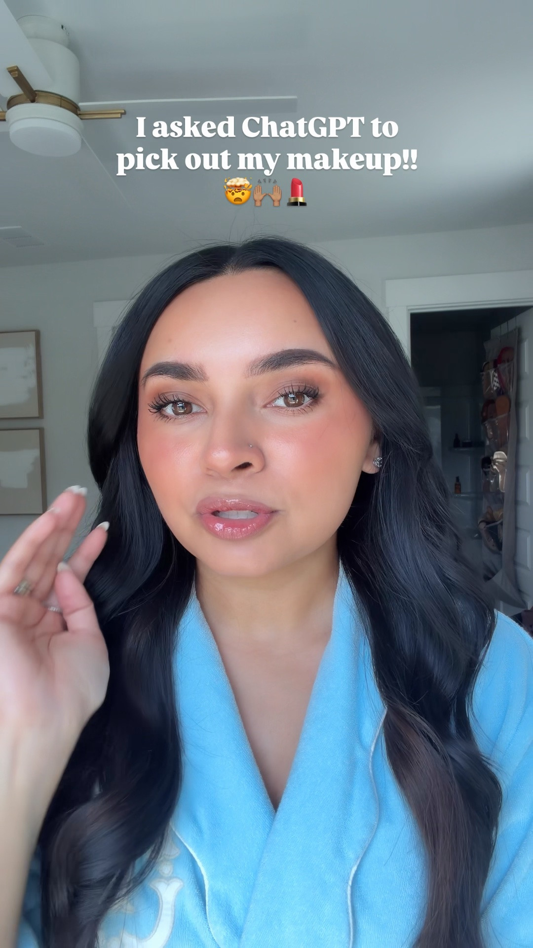 I asked ChatGPT to pick out my makeup!

Oil control primer
Eyeshadow primer
Hydrating mist by Ubeauty 
Eyeshade Palette in master mattes the neutrals 
Foundation shade B40 light tan beige 
Concealer shade 2N
Setting powder shade translucent light
Powder shade 3N
Bronzer shade 03 medium
Blush shade She’s So LA
Eyeliner shade cocoa 
Mascara shade black
Lip liner shade anywhere caffeine 
Lipstick shade pillow talk medium
Lip gloss shade 012 rosewood 
Setting Spray 

Makeup tutorial
Summer makeup
Fall makeup
Everyday makeup

#LTKBeauty #LTKgrwm #LTKvlog