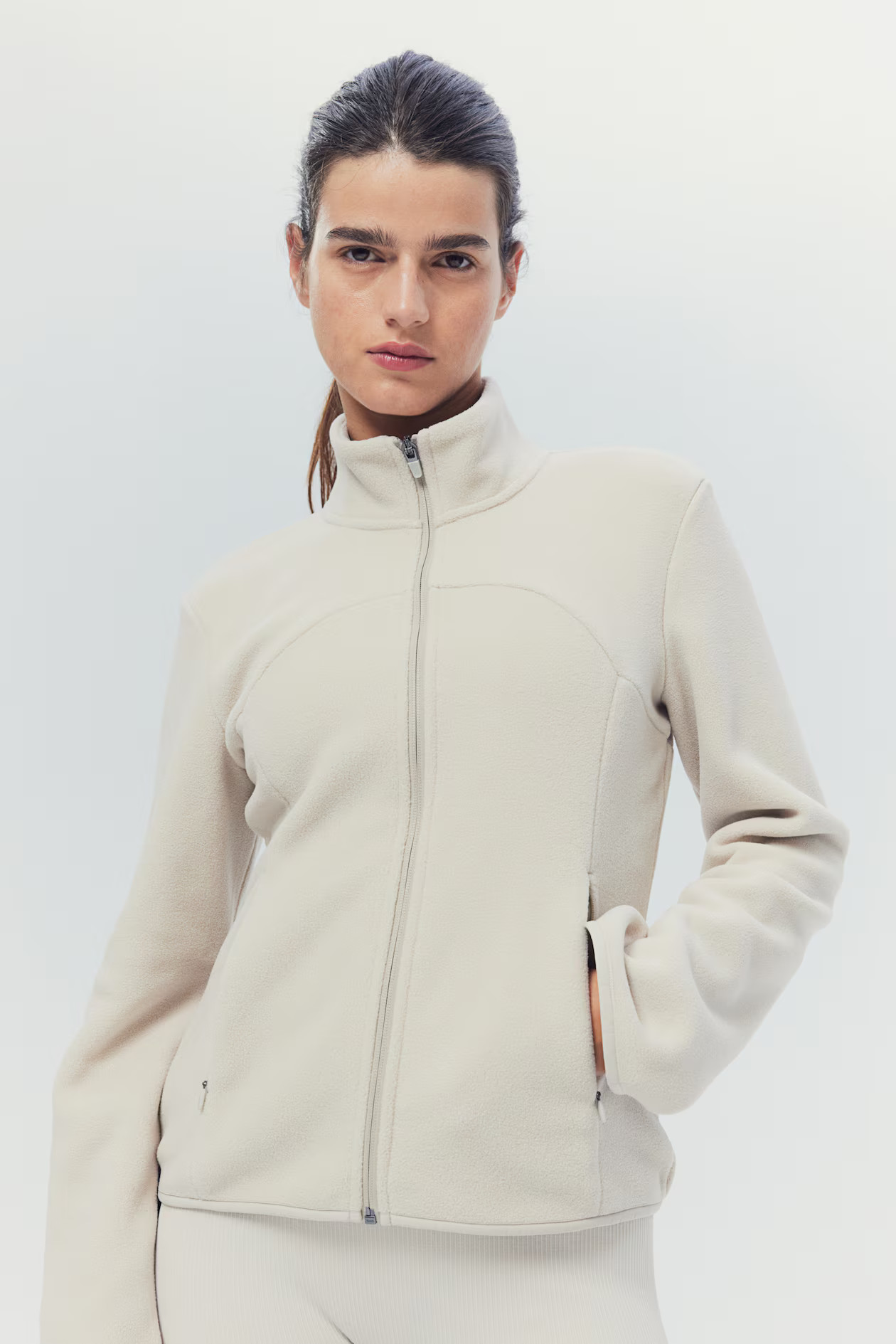 Sports fleece jacket in DryMove™ | H&M (UK, MY, IN, SG, PH, TW, HK)