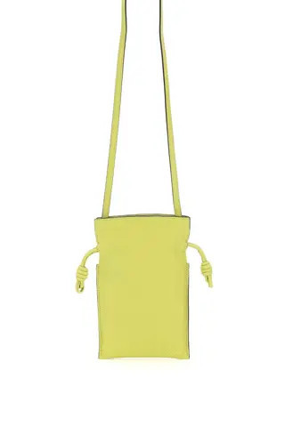 LOEWE FLAMENCO POCKET MINI BAG OS Yellow, Green Leather | Residenza725 US