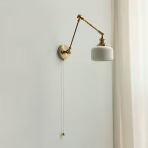 Wall Sconce Art Deco Lamp Mid Century Bedside Ceramic Fixture | Etsy | Etsy (US)