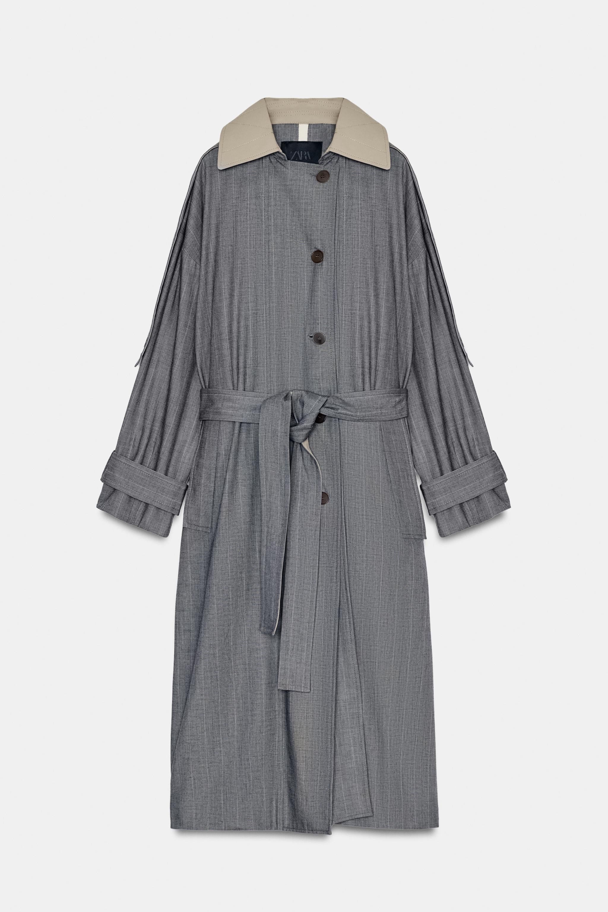 COMBINED PLAID TRENCH COAT ZW COLLECTION LIMITED EDITION | Zara US