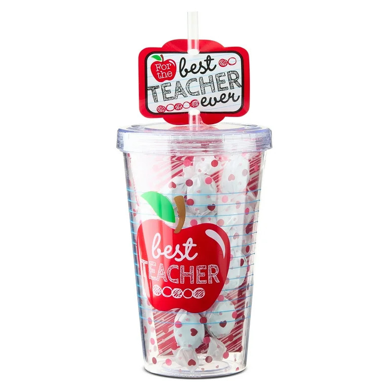 Tumbler and Hard Candy Gift Set, Best Teacher Ever, Multicolor, Valentine's Day by Way To Celebra... | Walmart (US)