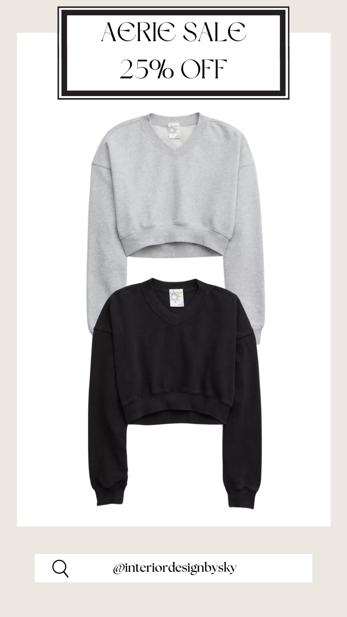 Aerie cropped sweatshirts on sale for fall! Hurry, the sale ends 9/24! 🤎

Perfect to wear for traveling, lounging at home, school & more! 

#LTKSale #LTKSeasonal #LTKtravel