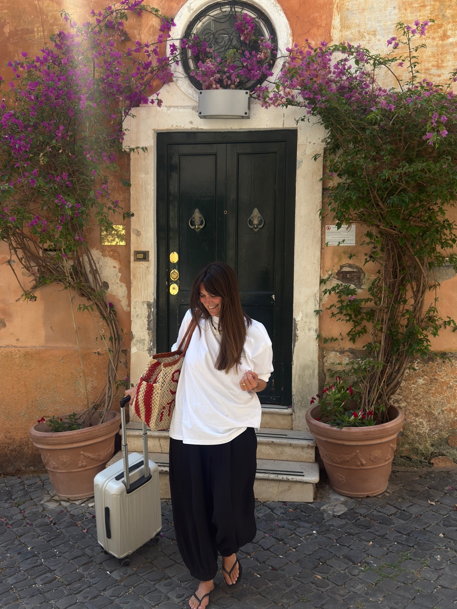 A very good travel
Outfit indeed. These trousers were unbelievably comfortable. I took a size 12

#LTKuk #LTKsummer #LTKtravel