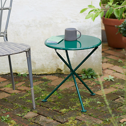Folding Galvanized Iron Side Table | Terrain