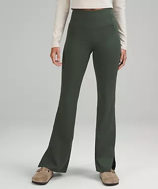 Groove Super-High-Rise Split-Hem Flared Pant Nulu Online Only | Women's Leggings/Tights | lululem... | Lululemon (US)