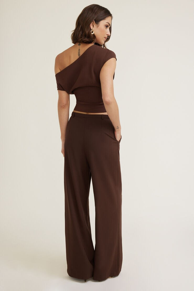 Pleated Wide Leg Pants | Dynamite Clothing