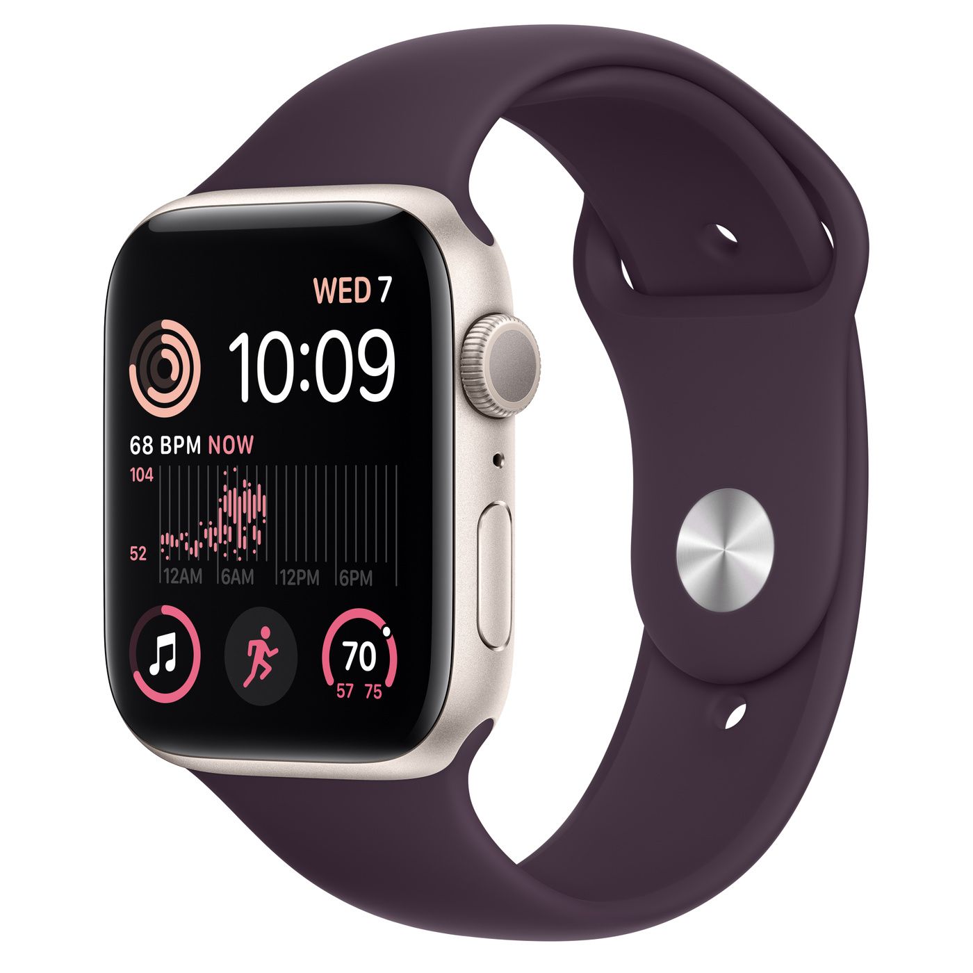 Starlight Aluminum Case with Sport Band | Apple (US)