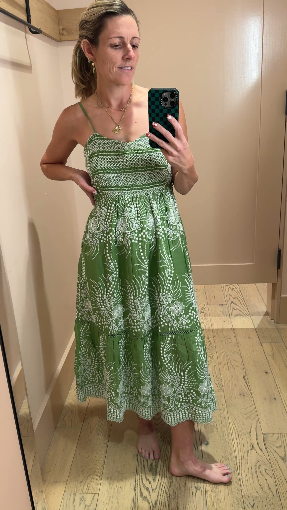 
Because I love Green, loving this long, beachy embroidered dress, a great spring break outfit.
Easter outfit 2026 | Easter dress | Easter outfit

#SpringDresses #EasterDress #SummerDress #SpringOutfit ￼

#LTKOver40 #LTKFestival #LTKSeasonal