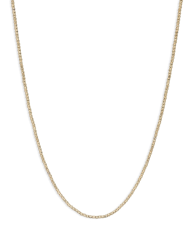 Adina Reyter 14K Yellow Gold Small Textured Bead Link Statement Necklace, 15-16 | Bloomingdale's (US)
