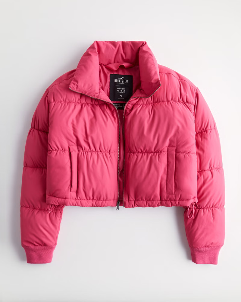 Women's Full-Zip Puffer Jacket | Women's Jackets & Coats | HollisterCo.com | Hollister (US)