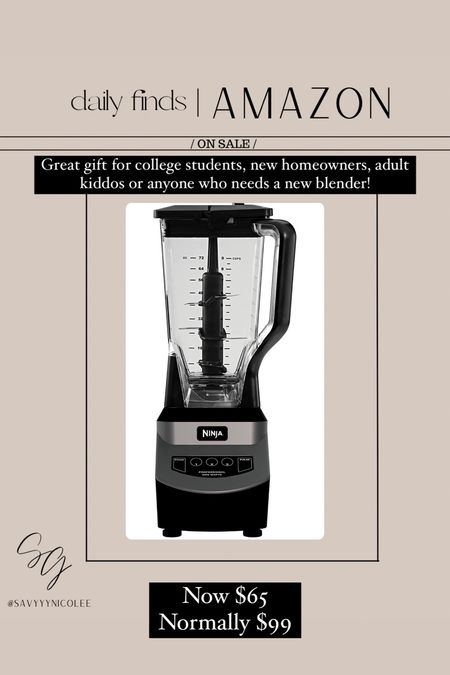 Perfect gift for college students, new home owners, or anyone who just needs a blender!! Will arrive before Christmas! 

#LTKsalealert #LTKGiftGuide #LTKSeasonal