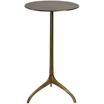 Uttermost Beacon 14" Wide Antique Gold Tripod Accent Table | Amazon (US)