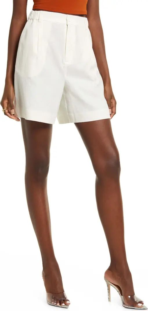 Women's Linen Blend Bermuda Shorts | Nordstrom