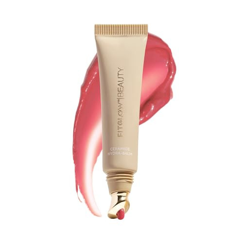 Fitglow Beauty Ceramide Hydra-Balm Lip Gloss | Hydrating Lip Serum with Peptides & Glutathione | Plumping & Anti-Aging Lip Treatment, Dry & Chapped Lip Repair | Vegan & Cruelty-Free | 12g - Watermelon | Amazon (US)