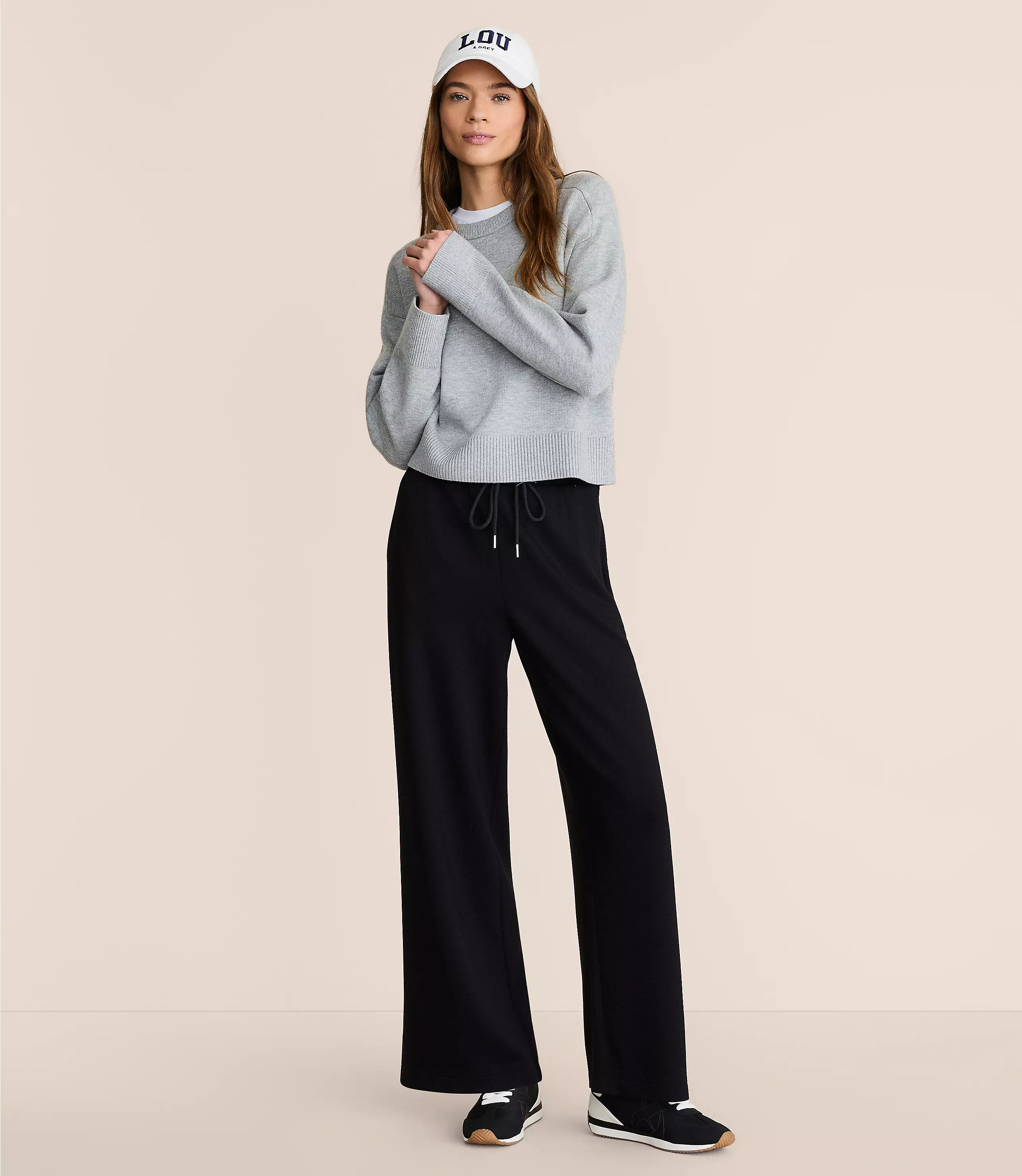 Lou & Grey Scubasoft Wide Leg Sweatpants | LOFT
