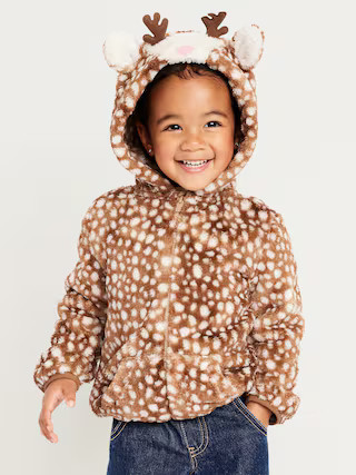 Critter Hooded Jacket for Toddler Girls | Old Navy (US)