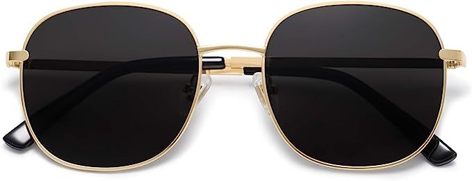 SOJOS Classic Square Sunglasses for Women Men with Spring Hinge AURORA SJ1137 | Amazon (US)