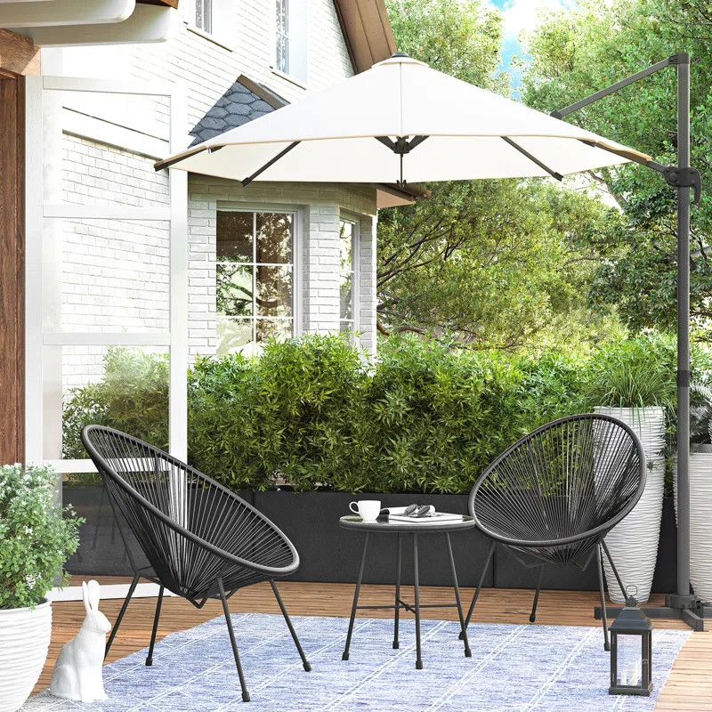 3 Piece Rattan Seating Group | Wayfair North America