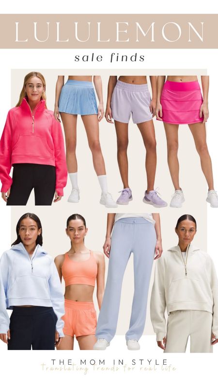 Lululemon sale finds, sweatshirt, athletic skirt, tennis skirt, activewear, athleisure

#LTKFindsUnder100 #LTKFindsUnder50
