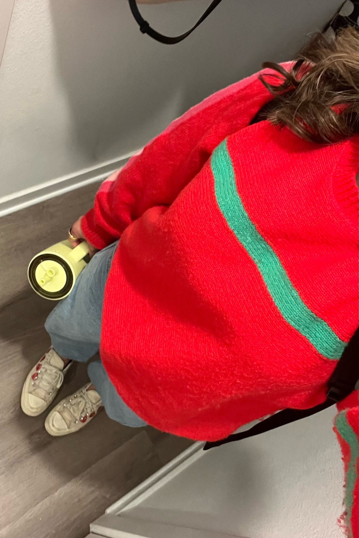 College student outfit for the spring semester💌 

comfy outfit, cute outfit, barrel jeans, sweater weather, colorful, spring, florida winter, nice weather, ootd

#LTKStyleTip #LTKFindsUnder100 #LTKSeasonal