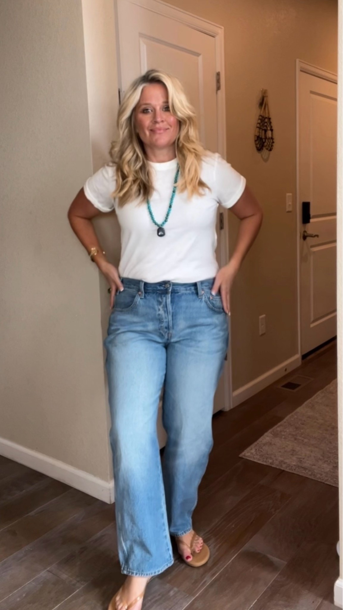 ✨Tap the bell, save and ❤️ start here over 40 fashion, midlife style, midsize fashion and luxury looks for less.  

 If you buy ONE thing from today’s edit, I’d start here. The jeans the the basic t on sale $10.
    
    “Relaxed through the middle + clean leg = the foundation for almost every fall outfit I’m wearing.”

⬇️Sizing information:
12 jeans tts 
R shirt medium (size down if in between sizes.) 

👑 Helping you look good, feel good.-Lindsey Denver   Check back daily for belly-friendly style, confidence, and Outfit Physics™.

#LTKOver40 #LTKMidsize #LTKPlusSize