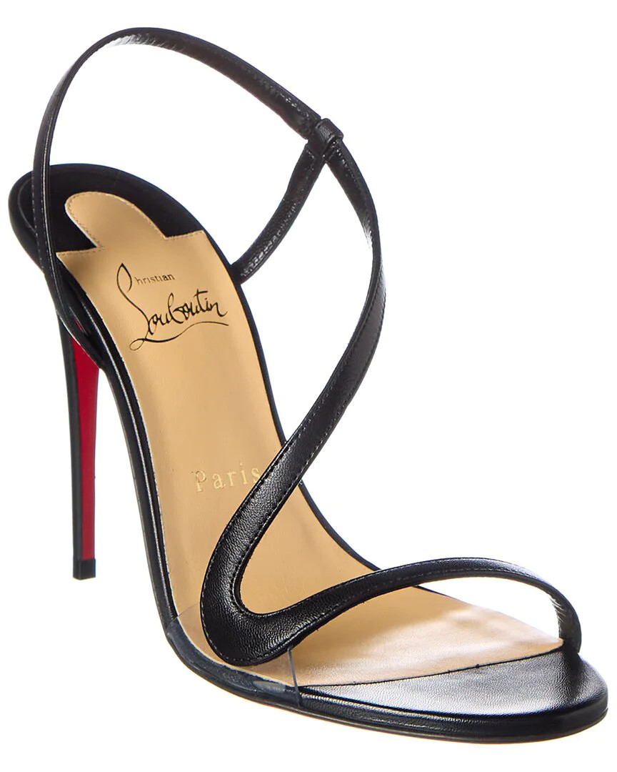 Christian Louboutin Rosalie 100 Leather Sandal | Shop Simon