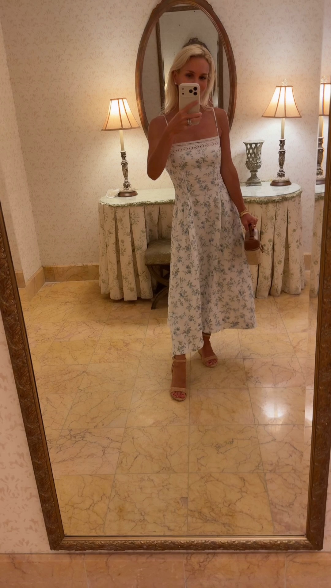 Reformation dress 
Loeffler Randall wedges
@tuckernuck bag

#LTKootd