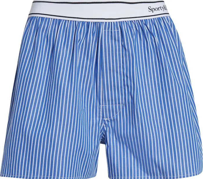 Serif Logo Stripe Boxer Shorts | Nordstrom