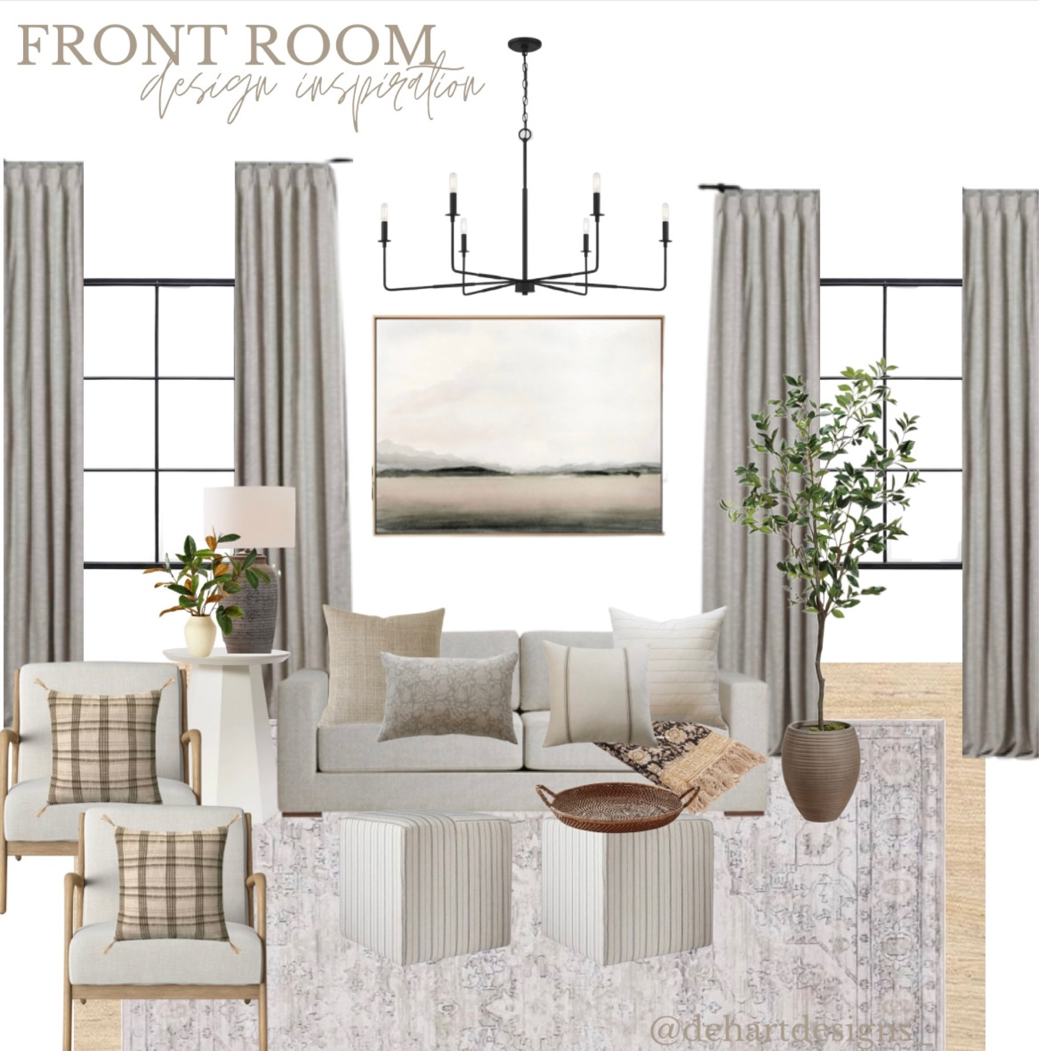 Front room decor inspo, family room design, interior design , light and airy design 


#LTKhome #LTKfamily