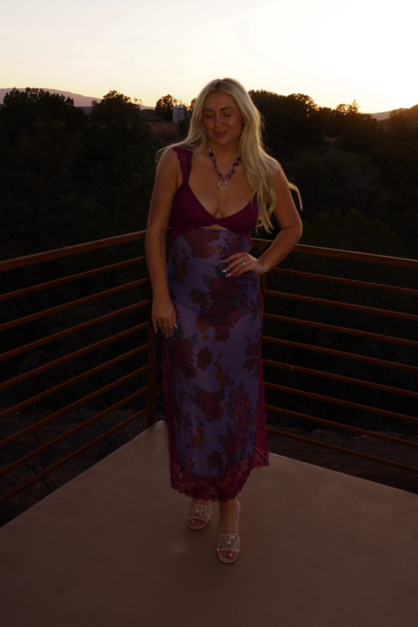 Honeymoon date night outfit for dinner! Wearing a medium in the dress. It is see through so I’m wearing high waisted full coverage underwear! Paired with my wedding heels from
Gucci! They run REALLY small! Size up a lot! 

#LTKwedding #LTKparties #LTKstyletip